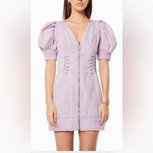 Elliott light purple denim dress
